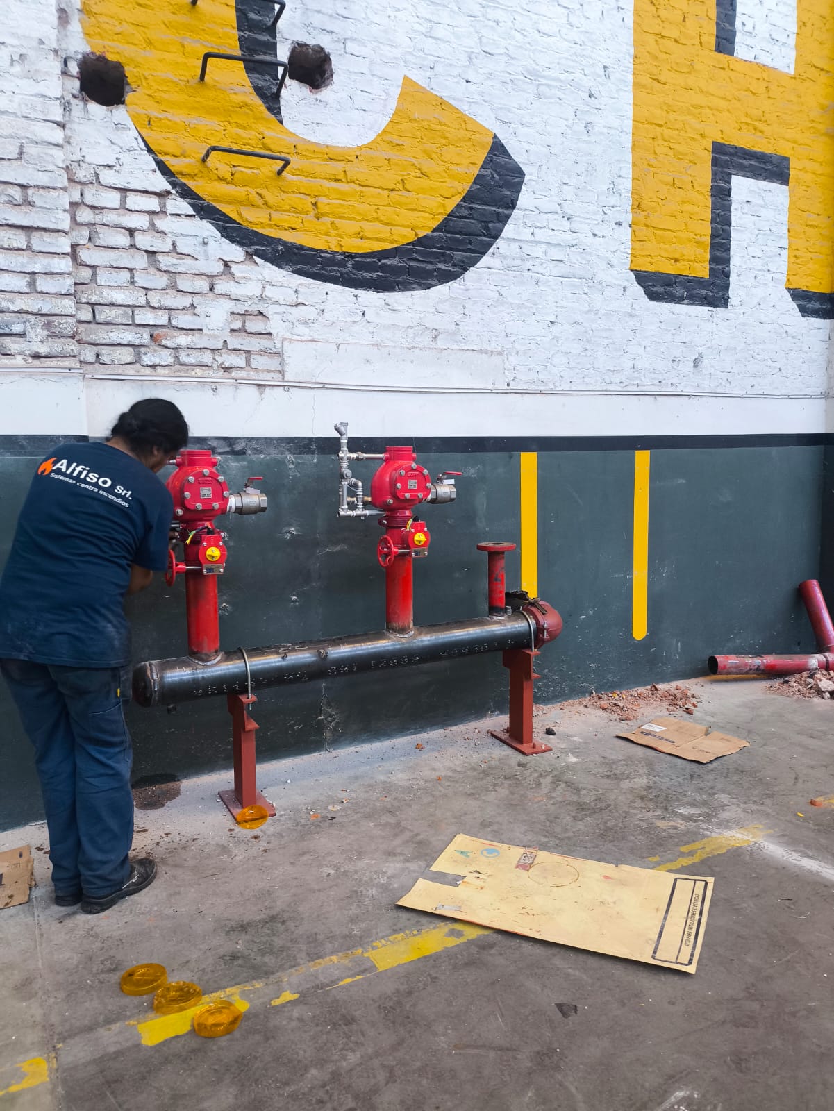 Instalacion contra incendio ejecutada por Alfiso 1